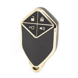 Nano – housse de haute qualité pour clé télécommande Shenlan, 4 boutons, couleur noire, SL-A11J