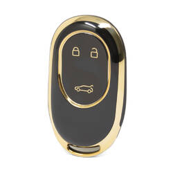 Nano – couvercle de haute qualité pour clé télécommande NIO, 3 boutons, couleur noire, NIO-B11J