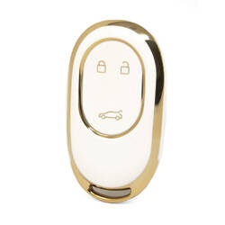 Nano – couvercle de haute qualité pour clé télécommande NIO, 3 boutons, couleur blanche, NIO-B11J