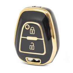 Nano High Quality Cover For Isuzu Remote Key 2 Buttons Black Color ISZ-A11J