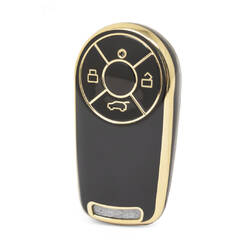 Nano – couvercle de haute qualité pour clé télécommande Great Wall, 4 boutons, couleur noire, GW-D11J
