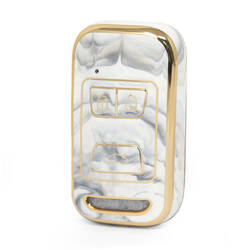 Nano High Quality Marble Cover For Chery Remote Key 3 Buttons White Color CR-A12J