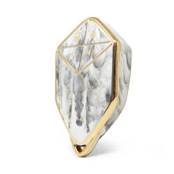 Nano couvercle en marbre de haute qualité pour clé télécommande Shenlan, 4 boutons, couleur blanche SL-A12J