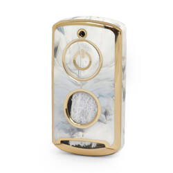 Nano High Quality Marble Cover For Yamaha Remote Key 1 Buttons White Color YMH-B12J