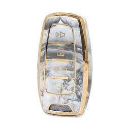 Nano couvercle en marbre de haute qualité pour clé télécommande Great Wall, 4 boutons, couleur blanche, GW-B12J4