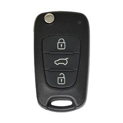 Guscio chiave telecomando KIA Hyundai Flip SUV tipo 3 pulsanti TOY48 lama