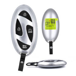 Llave remota inteligente original Hyundai Kona 2024 de 3+1 botones, 433 MHz, 95440-BE060