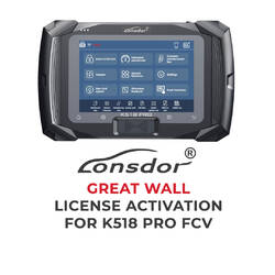 Lonsdor - Great Wall License Activation For K518 Pro FCV