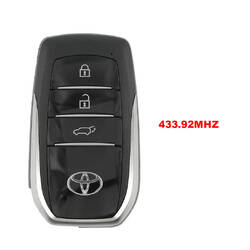 Llave remota inteligente original Toyota Land Cruiser GR 2022-2024 de 3 botones, 433,92 MHz, 8990H-60411