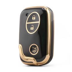 Nano High Quality Cover For BYD Remote Key 3 Button Black Color BYD-E11J3B