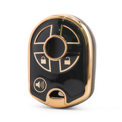 Nano High Quality Cover For Ford Remote Key 3 Button Black Color Ford-K11J3