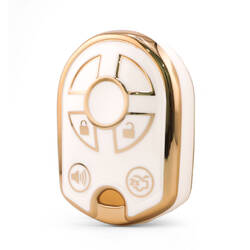 Nano High Quality Cover For Ford Remote Key 4 Button White Color Ford-K11J4