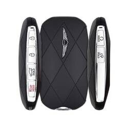 مفتاح ريموت ذكي أصلي لسيارة جينيسيس GV60 موديل 2022، 5 أزرار + زر واحد، تردد 433 ميجاهرتز، لون أسود، 95440-CU200