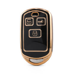 Nano High Quality Cover For Kia Remote Key 3 Button Black Color KIA-R11J