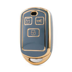 Nano High Quality Cover For Kia Remote Key 3 Button Gray Color KIA-R11J