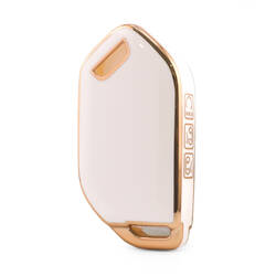 Nano High Quality Cover For Kia Remote Key 7 Button White Color KIA-S11J7B