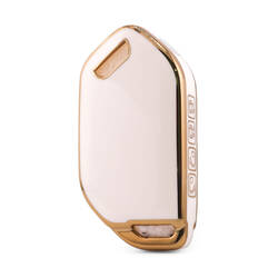 Nano High Quality Cover For Kia Remote Key 9 Button White Color KIA-S11J9