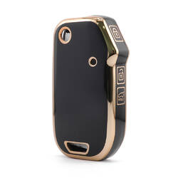Nano High Quality Cover For Kia Remote Key 3 Button Black Color KIA-T11J3