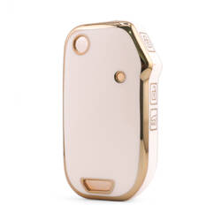 Nano High Quality Cover For Kia Remote Key 3 Button White Color KIA-T11J3