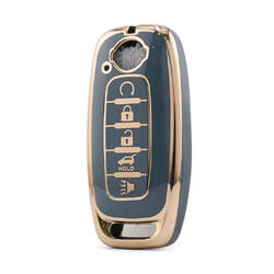 Cover di alta qualità nano per chiave telecomando Nissan 5 pulsanti colore grigio NS-C11J5