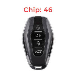 Jetour Original Smart Remote Key 3+1 Buttons 433MHz 46 Chip Black Color