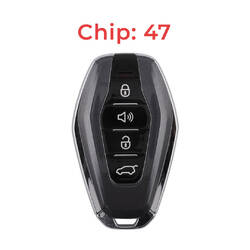 Jetour Original Smart Remote Key 3+1 Buttons 433MHz 47 Chip Black Color