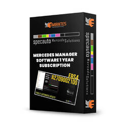Spec-Auto Mercedes Manager Software 1 year Subscription