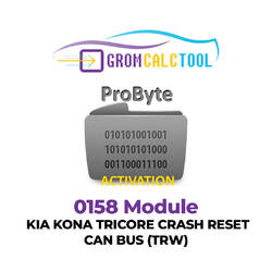 GromCalcTool 0158 Module KIA KONA TRICORE CRASH RESET CAN BUS (TRW)