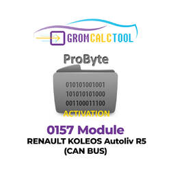 GromCalcTool 0157 Module RENAULT KOLEOS Autoliv R5 (CAN BUS)