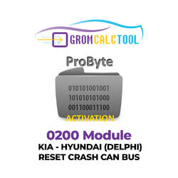 GromCalcTool 0200 Module KIA - HYUNDAI (DELPHI) RESET CRASH CAN BUS
