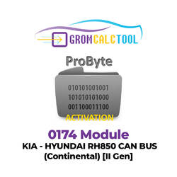 GromCalcTool 0174 Module KIA - HYUNDAI RH850 CAN BUS (Continental) [II Gen]