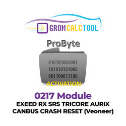 Módulo GromCalcTool 0217 EXEED RX SRS TRICORE AURIX CANBUS CRASH RESET (Veoneer)