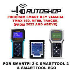 Программа для автомагазина Smart Key Yamaha Tmax 560, MT09, Tracer (с 2022 года и новее) ДЛЯ SMARTTOOL ECO, SMARTFI 2 и SMARTTOOL 2