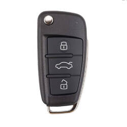 Xhorse VVDI Key Tool VVDI2 Wire Flip Remote Key 3 Button Audi Type XKA620EN
