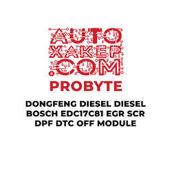 Module de désactivation du DTC du DPF EGR SCR Bosch EDC17C81 de DongFeng Diesel Diesel ProByte
