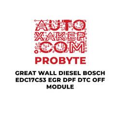 Module de désactivation du DPF EGR Bosch EDC17C53 de Great Wall Diesel ProByte
