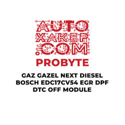 Module de désactivation du DPF EGR Bosch EDC17CV54 pour gazole Gazel Next Diesel ProByte
