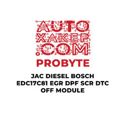 Module de désactivation du DTC EGR DPF SCR ProByte JAC Diesel Bosch EDC17C81