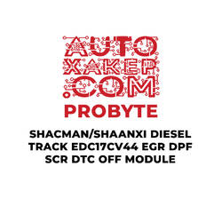 Module de désactivation du DTC EGR DPF SCR ProByte Shacman / Shaanxi Diesel Track EDC17CV44