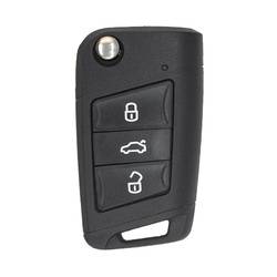 VW MQB 2015 Flip Guscio Chiave Remota 3 Pulsanti HU66