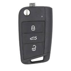 Skoda MQB 2020-2023 Original Flip Remote Non Proximity 3 Button 433MHz 654959752C