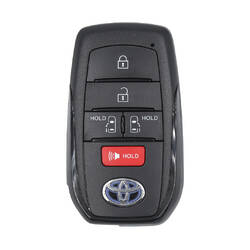Llave remota inteligente original Toyota Sienna 2021 de 4+1 botones, 312,11/314,35 MHz, 8990H-08020/8990H-08021