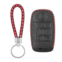Кожаный чехол для Kia Smart Remote Key 5 + 1 кнопки