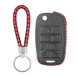 Кожаный чехол для Kia Flip Remote Key 5 + 1 кнопки KA-L