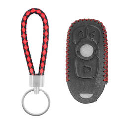 Leather Case For Buick Smart Remote Key 4 Buttons