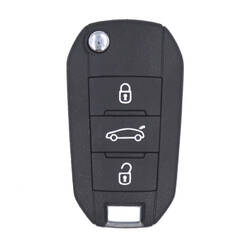 Mando a distancia Citroën Flip de 3 botones con transpondedor AES de 433 MHz