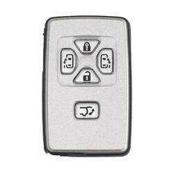 Toyota Smart Remote Key 5 Buttons Slider Door 312MHz Silver Cover PCB 271451-0751