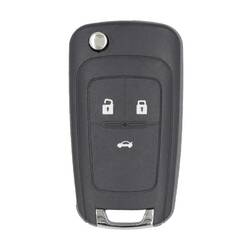 Chevrolet Cruze 2010-2017 Flip Smart Remote Key 3 кнопки 433Mhz PCF7952E транспондер