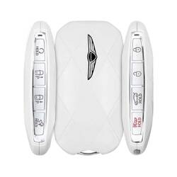 Genesis GV60 2022 Genuine Smart Remote Key 7+1 Buttons 433MHz White Color 95440-CU110