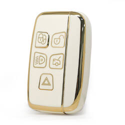 Nano High Quality Cover For Range Rover Remote Key 5 Buttons White Color